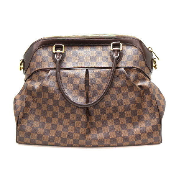 Louis Vuitton Brown Canvas Handbag Trevi GM Damier - Picture 1 of 14